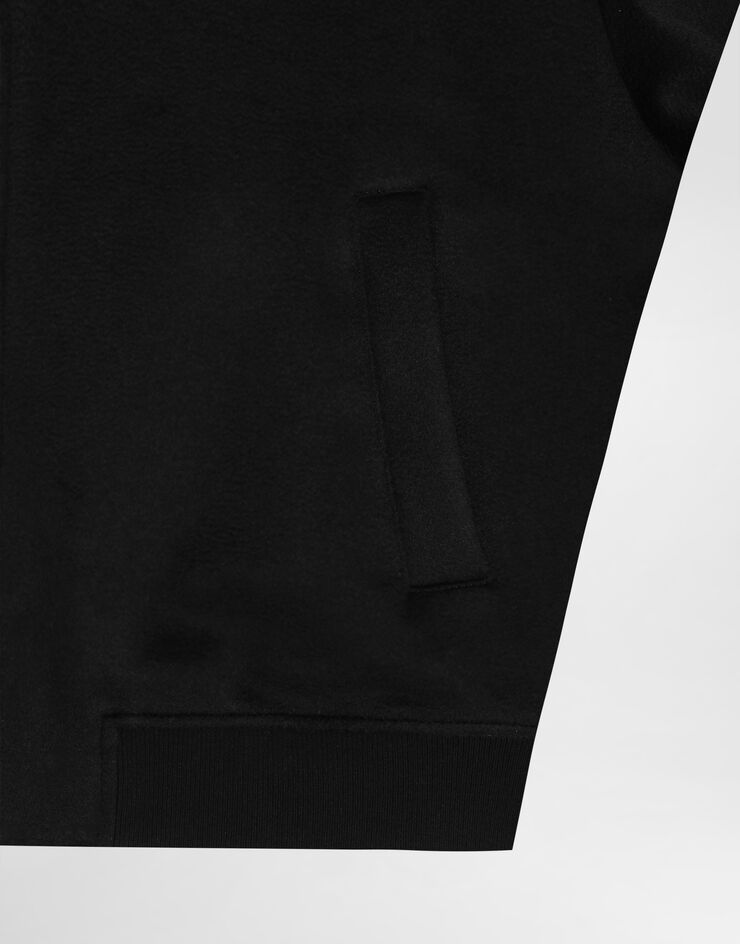 Dolce & Gabbana Cashmere bomber jacket Black G9BRYTFU2D1