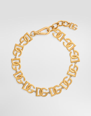 Dolce & Gabbana Choker with DG logos Gold WNO4S2W1111