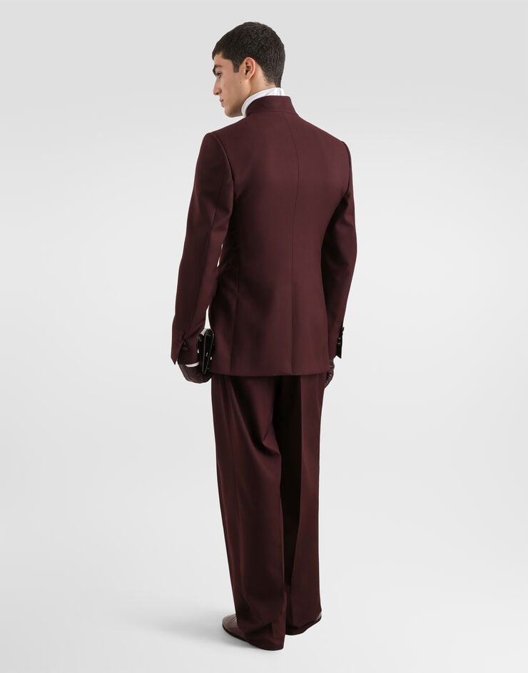 Dolce & Gabbana Sicilia double-breasted wool gabardine jacket Multicolor G2VO5TFU21E