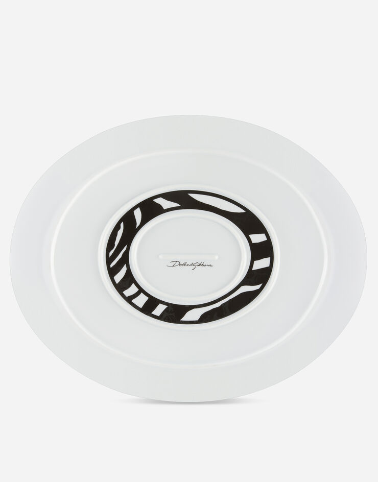 Dolce & Gabbana Plat de service en Porcelaine Multicolore TC0025TCA70