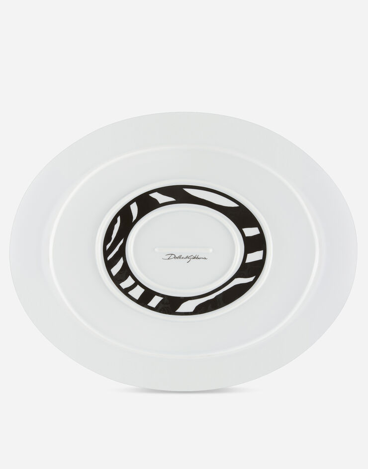 Dolce & Gabbana Porcelain Platter Multicolor TC0025TCA70
