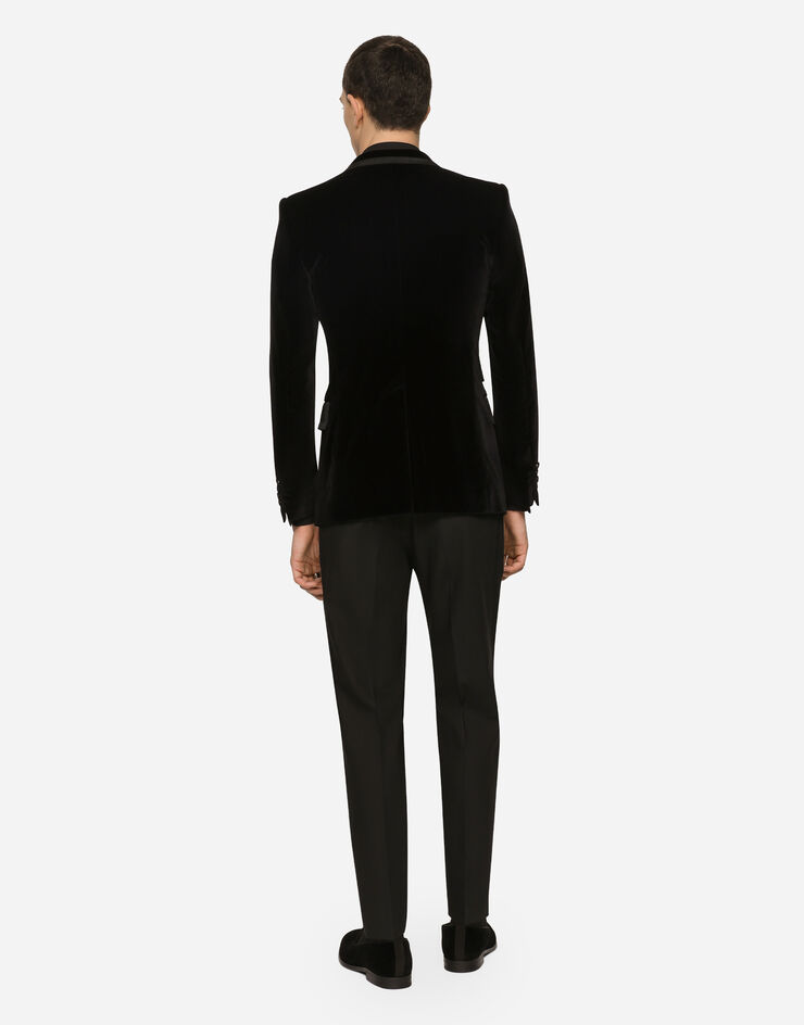 Dolce & Gabbana Stretch tuxedo pants Black GYU4ETFURHG