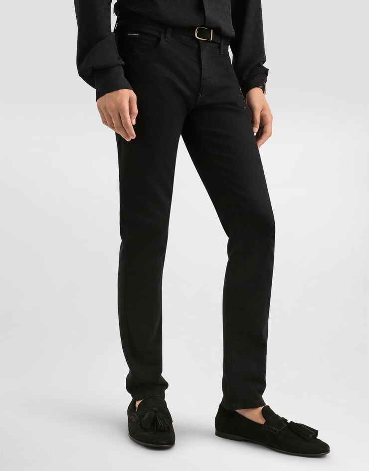 Dolce & Gabbana Jeanshose mit Patch Multicolor GY07CZG8OW3