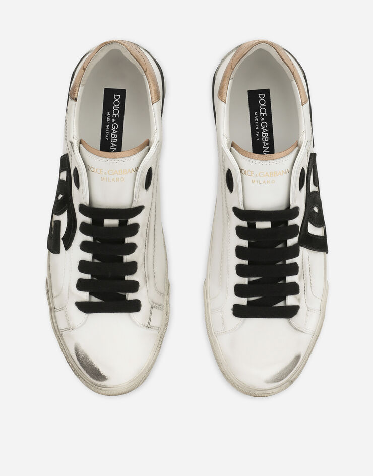 Dolce&Gabbana Calfskin Portofino Vintage sneakers Multicolor CS2203AO326