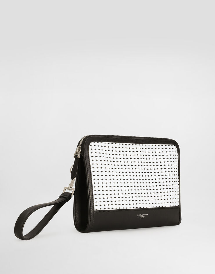 Dolce & Gabbana Atene plongé calfskin clutch bag Multicolor BM2528AN419