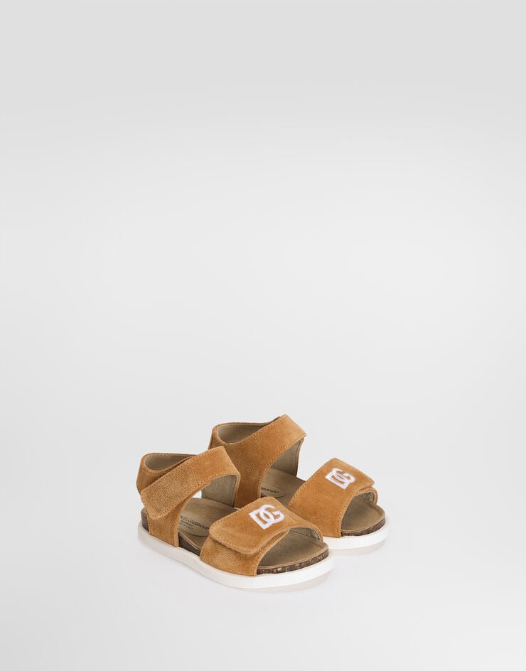 Dolce & Gabbana Split leather sandals with embroidery Dolce & Gabbana Split leather sandals with embroidery Multicolor DL0094AW871