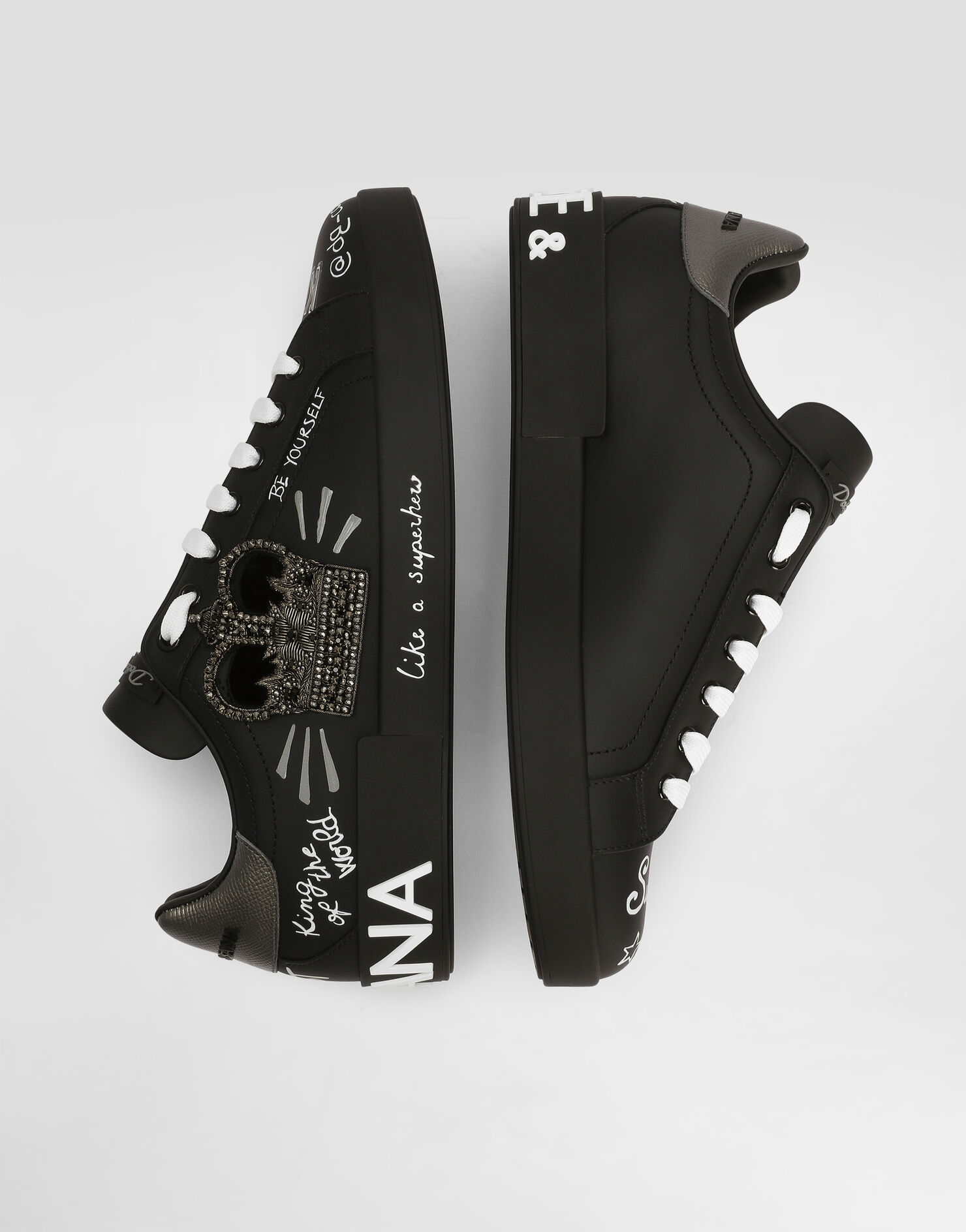 Portofino vintage calfskin sneakers main image 0