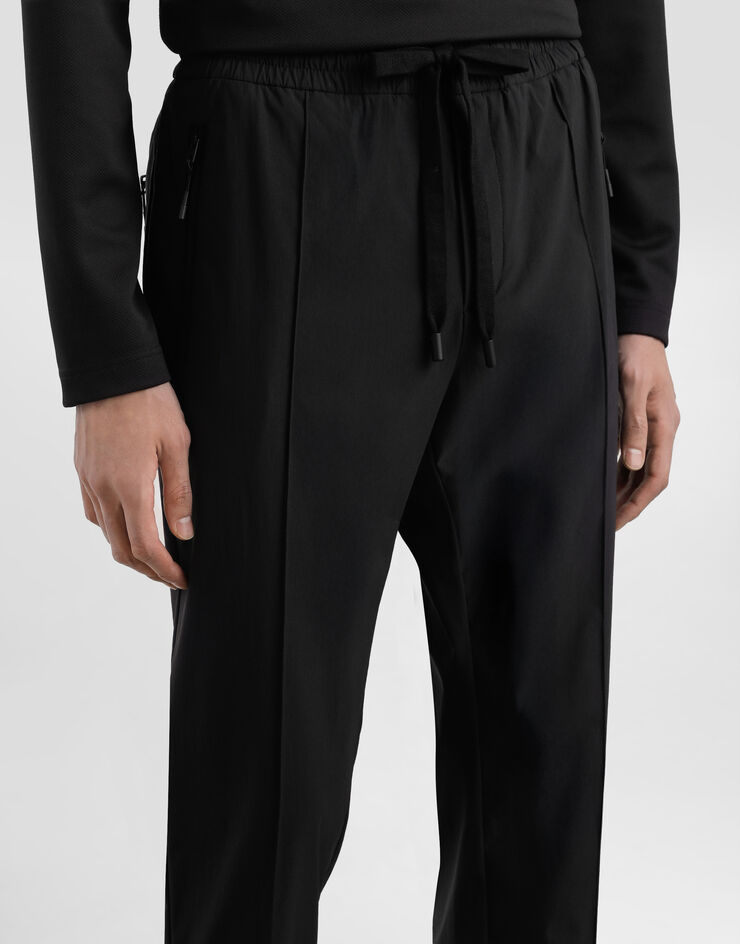 Dolce & Gabbana Canvas joggers Black GYACETFUUDD