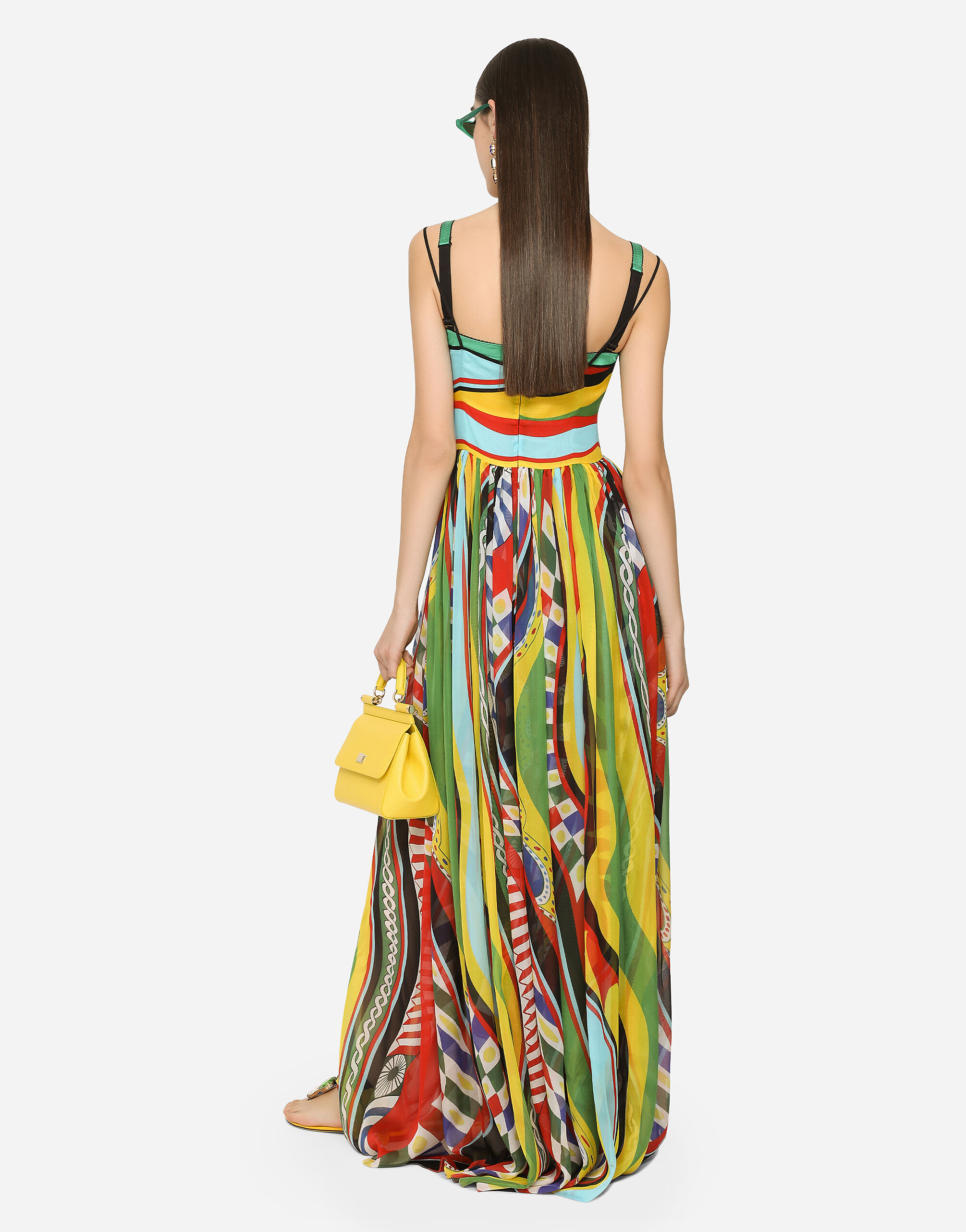 Dolce gabbana deals striped dress