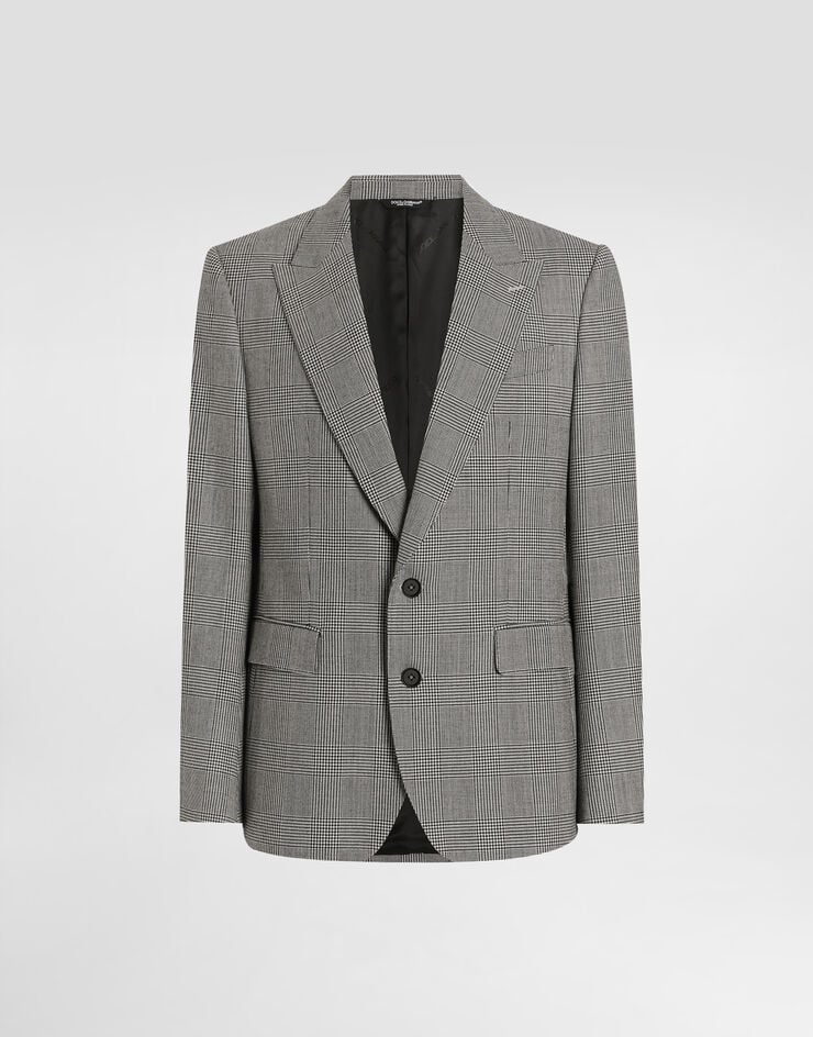 Dolce & Gabbana Glen plaid single-breasted sicilia light jacket Multicolor G2TV4TFQ2MZ