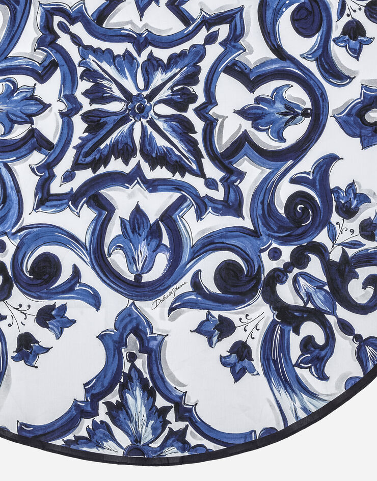 Dolce & Gabbana 6-Seater Linen Tablecloth Multicolor TCG005TCADN