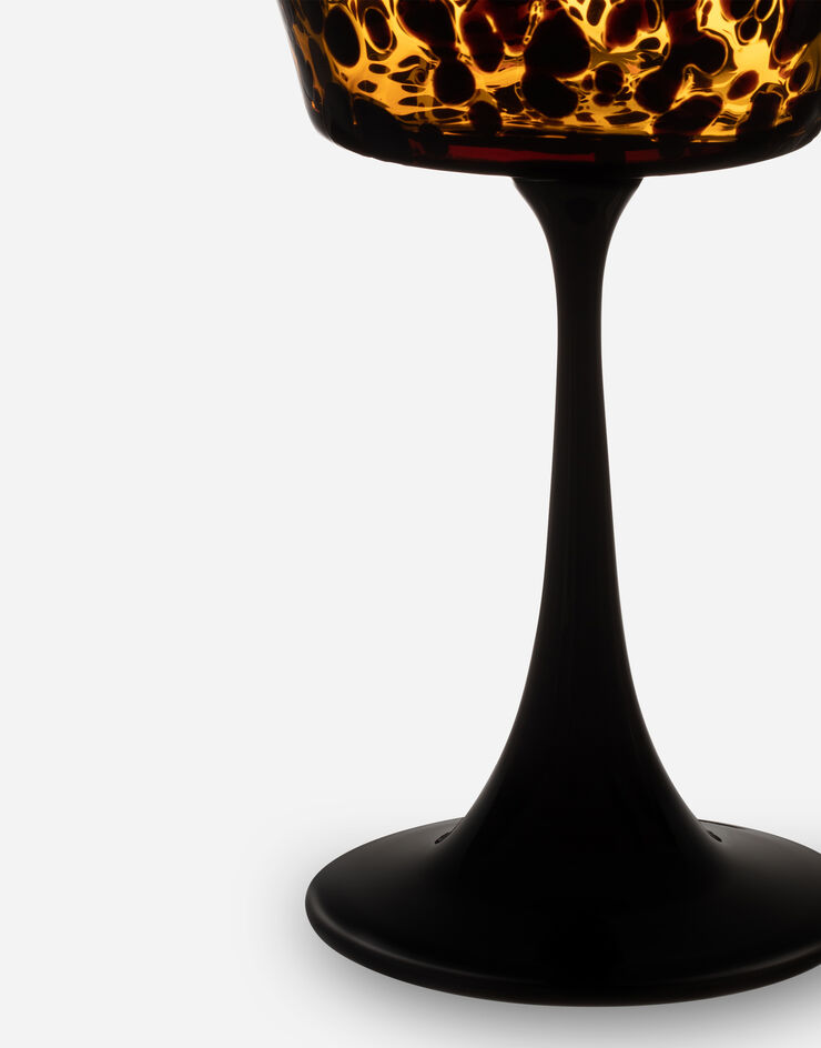 Dolce & Gabbana Hand-Blown Murano Martini Glass Multicolor TCB020TCAD1