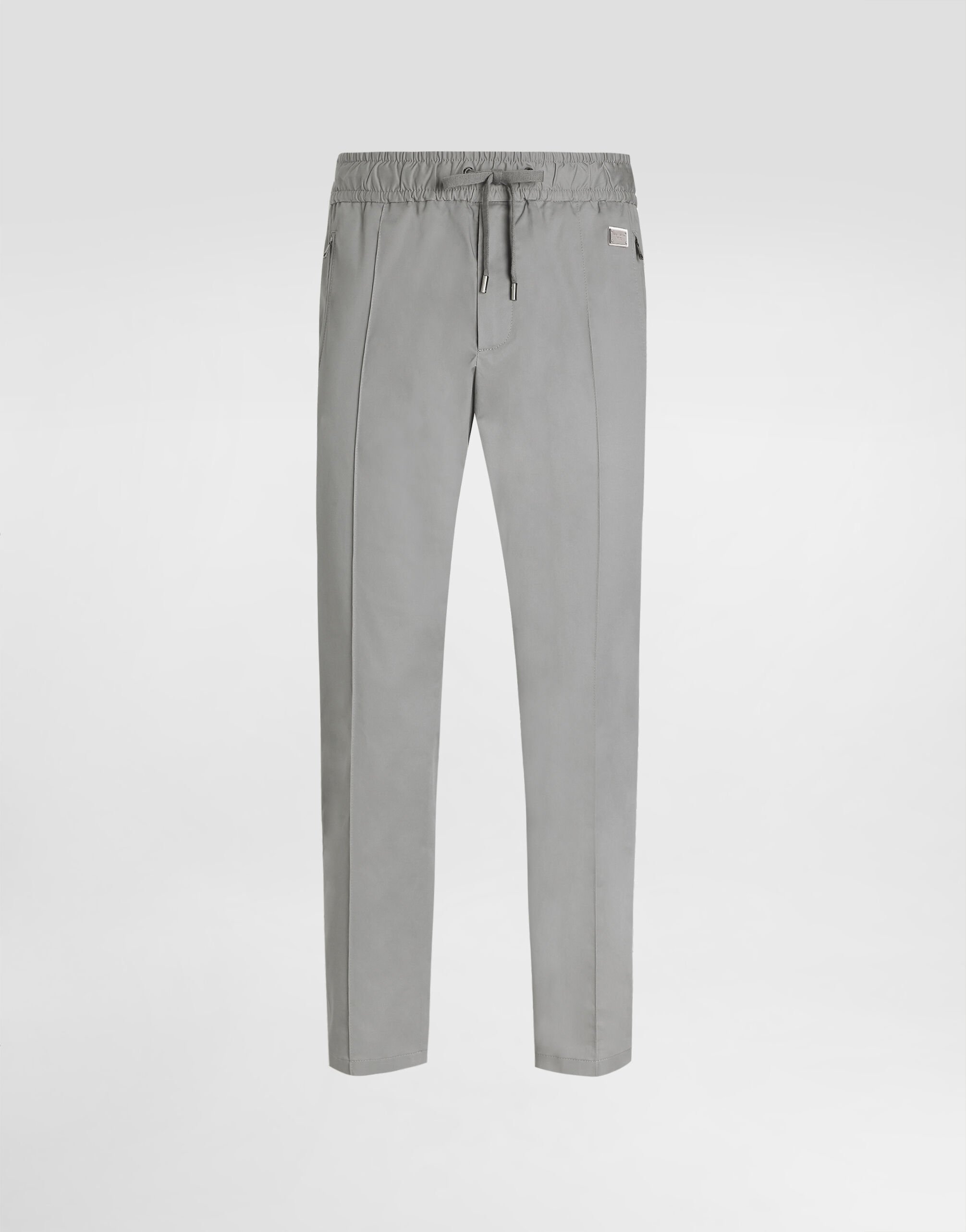 トップス DOLVE&GABBANA Cotton jogging pants with tag in Grey for Men | Dolce&Gabbana® US
