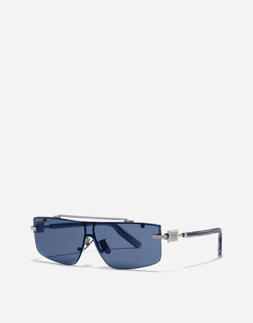 Dolce & Gabbana Cargo Sunglasses Shiny gunmetal - blue havana VG2335VM480