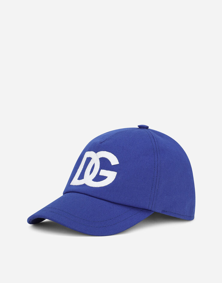 Dolce&Gabbana Baseball cap with DG logo embroidery Multicolor LB4H80G7KU2