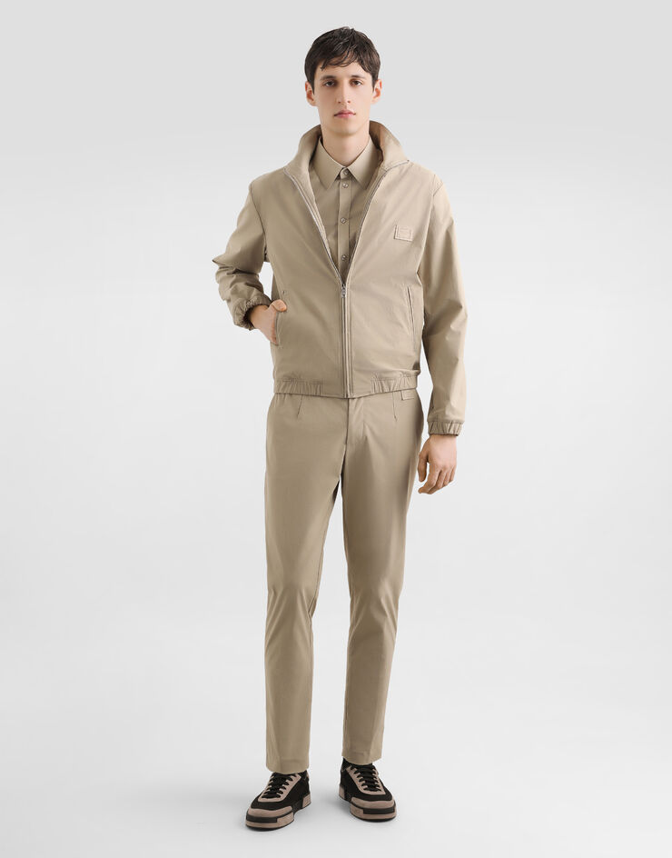 Dolce & Gabbana Nylon canvas trousers Beige GW13ETFUUDD