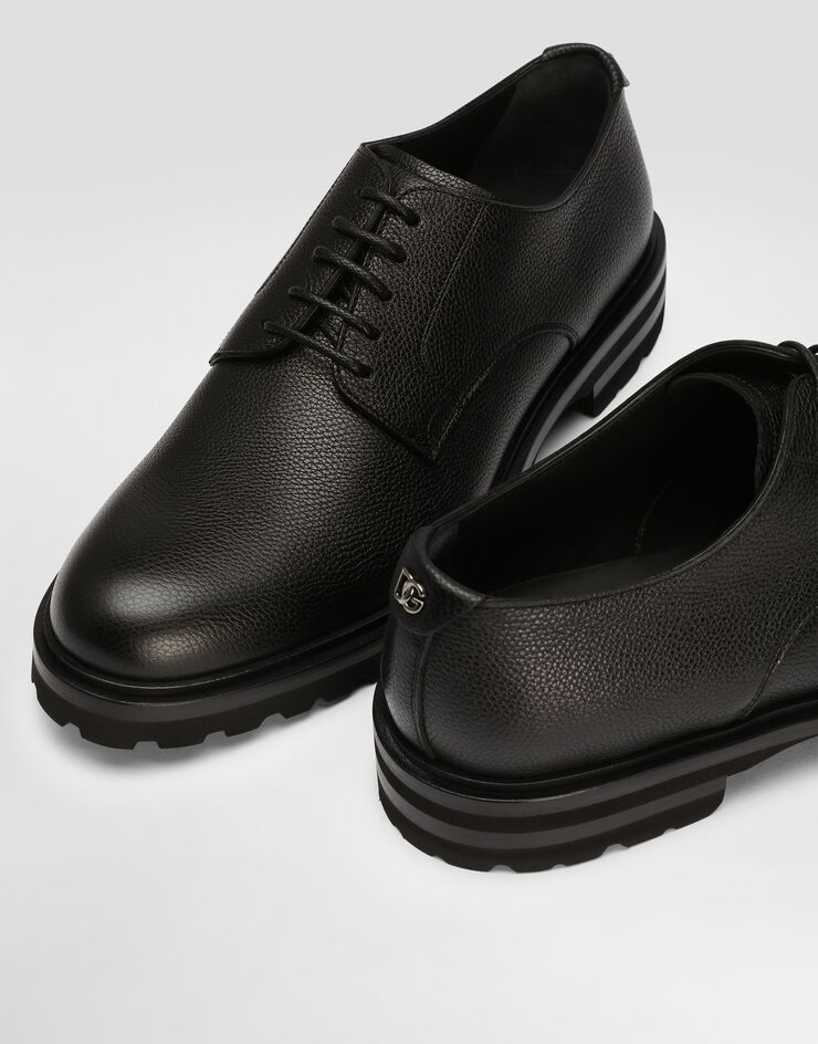 Dolce & Gabbana Derby in pelle di vitello granato Nero A10852A9P45