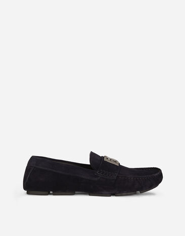 Dolce & Gabbana Suede driver shoes Blue A50598AT441