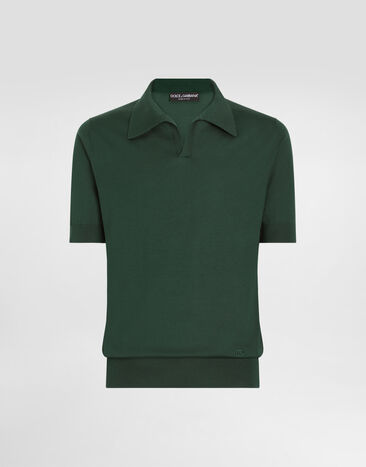 Dolce & Gabbana Polo de punto en seda Dolce & Gabbana Polo de punto en seda GXZBUZJBSPK