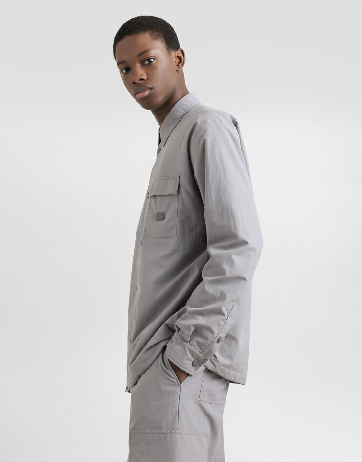 Dolce & Gabbana Technical fabric jacket with tag Grey G9BMGTFUS26