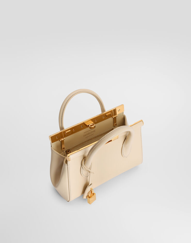 Dolce & Gabbana Mini Marlene day handbag in calfskin Dolce & Gabbana Mini Marlene day handbag in calfskin White BB7744A3G19