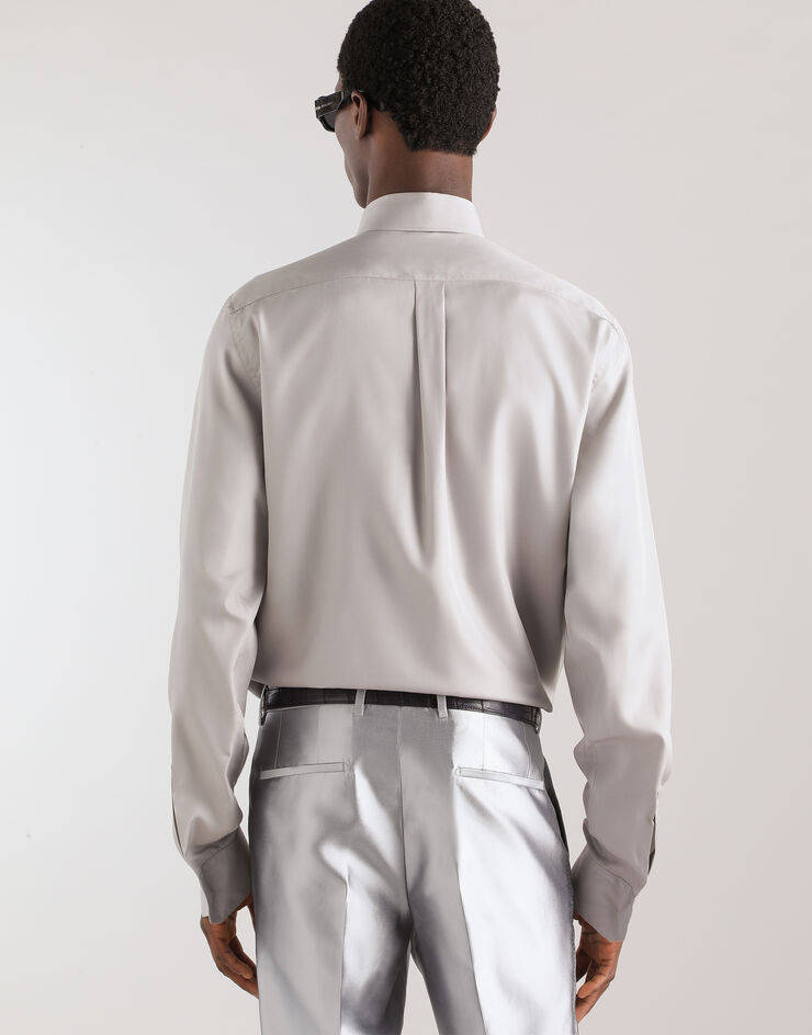 Dolce & Gabbana Silk poplin gold shirt Dolce & Gabbana Silk poplin gold shirt G5NP9TFU1SU