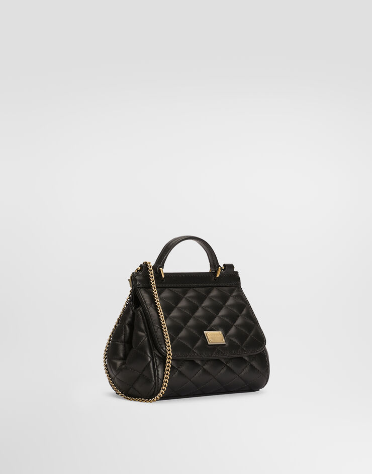Dolce & Gabbana 手袋 Sicily 纳帕皮革 Black EB0003A3L70