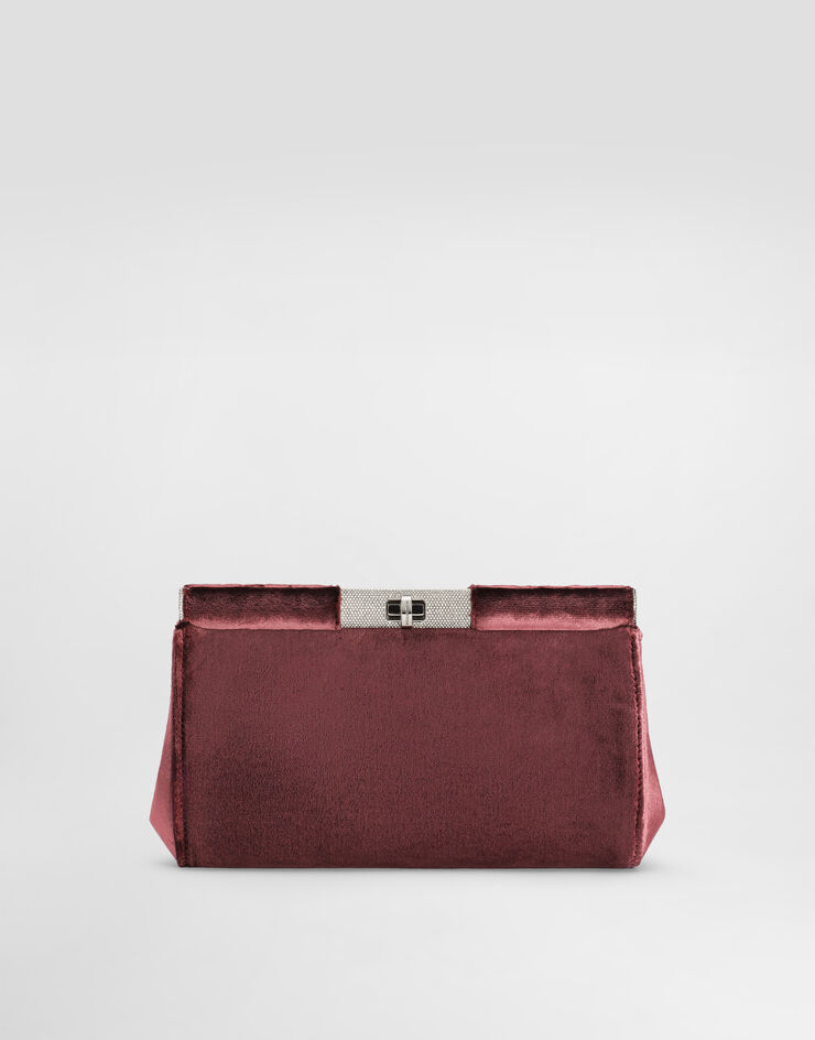 Dolce & Gabbana حقيبة كلاتش مارلين نبيذي BB7620A6475