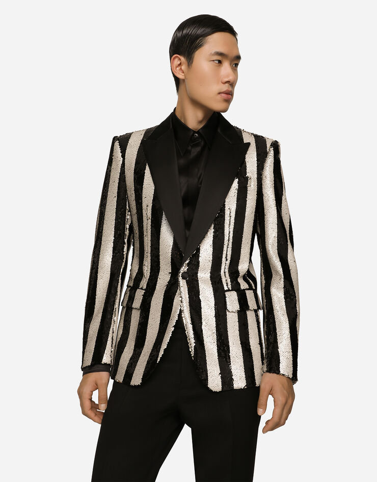 Dolce & Gabbana Sequined Sicilia-fit jacket Multicolor G2SM5THLMZQ