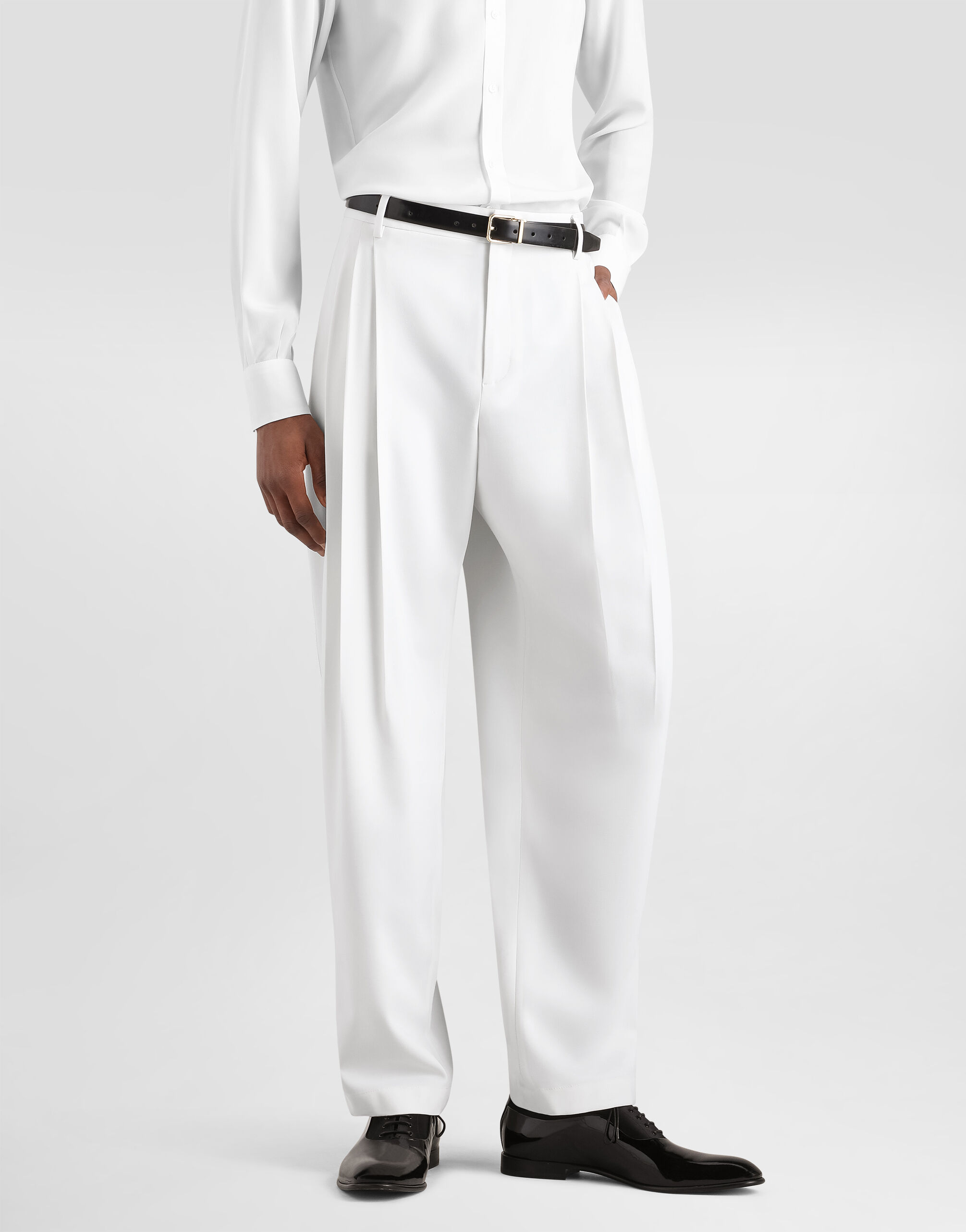 Micro-rib trousers - thumbnail 4
