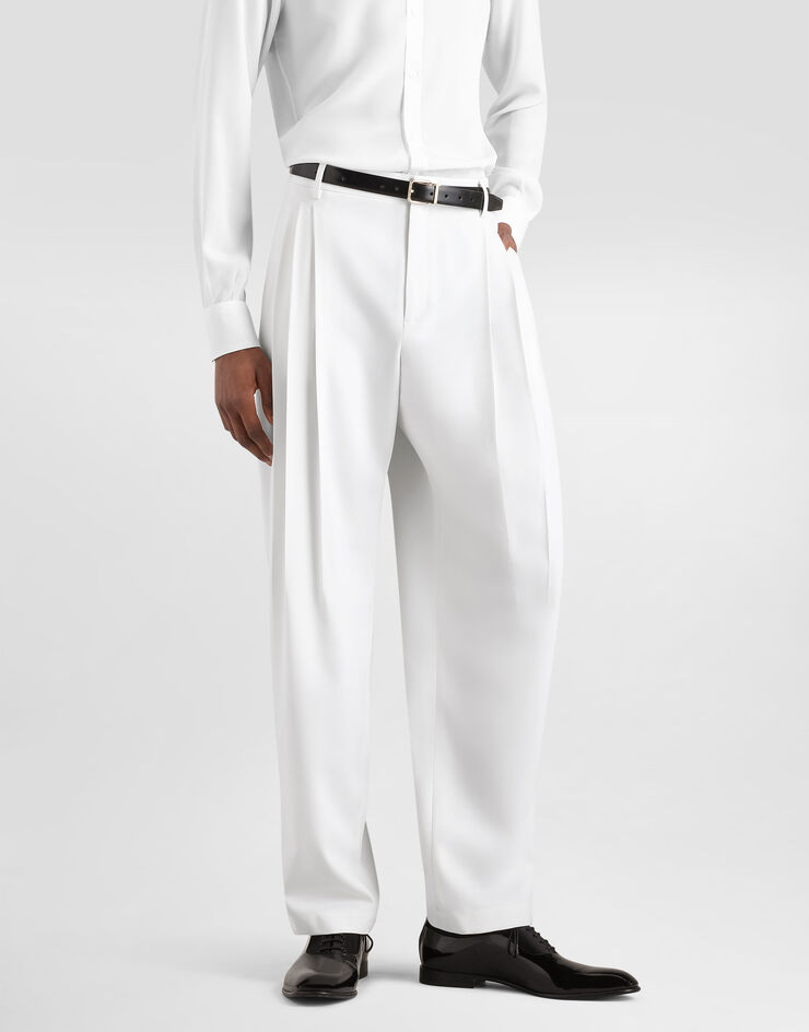 Dolce & Gabbana Micro-rib trousers Dolce & Gabbana Micro-rib trousers GP25UTFUBG3