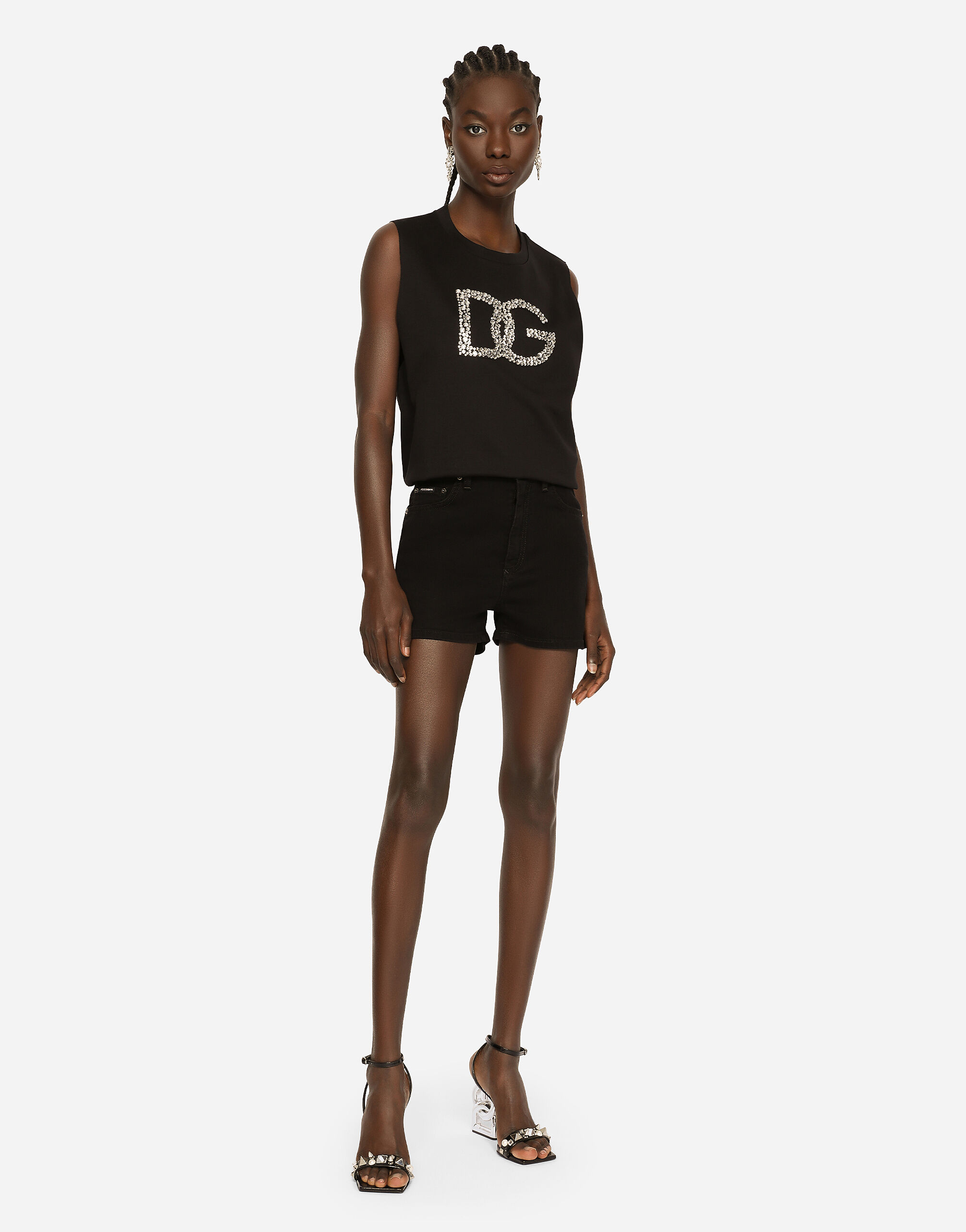 Dolce and gabbana denim shorts discount