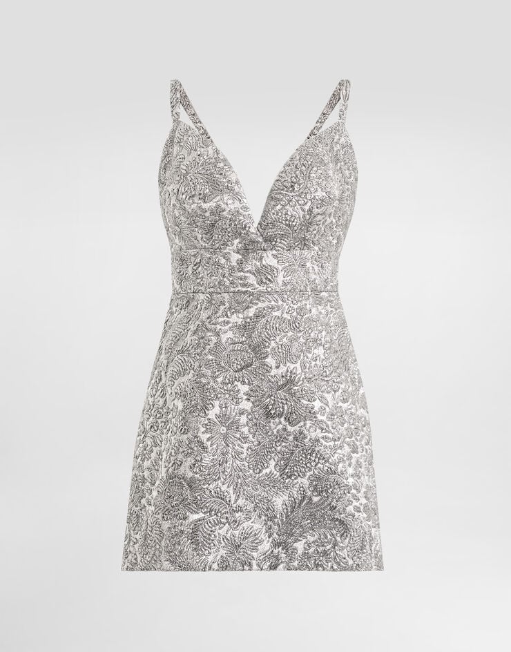 Dolce & Gabbana Floral brocade dress Dolce & Gabbana Floral brocade dress Silver F6TZOTFJZAL