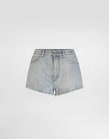 Dolce & Gabbana Denim shorts Multicolor FTC7DDG8PY6