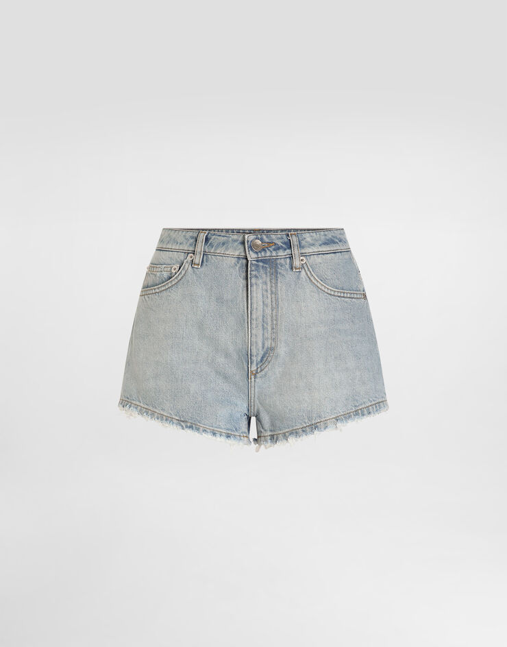 Dolce & Gabbana Denim shorts Multicolor FTC7DDG8PY6