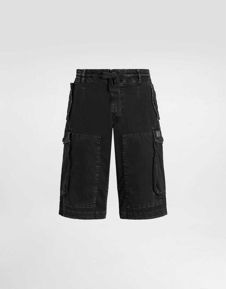 Dolce & Gabbana Cotton bermuda shorts Dolce & Gabbana Cotton bermuda shorts Black GV0UHTG8OI2
