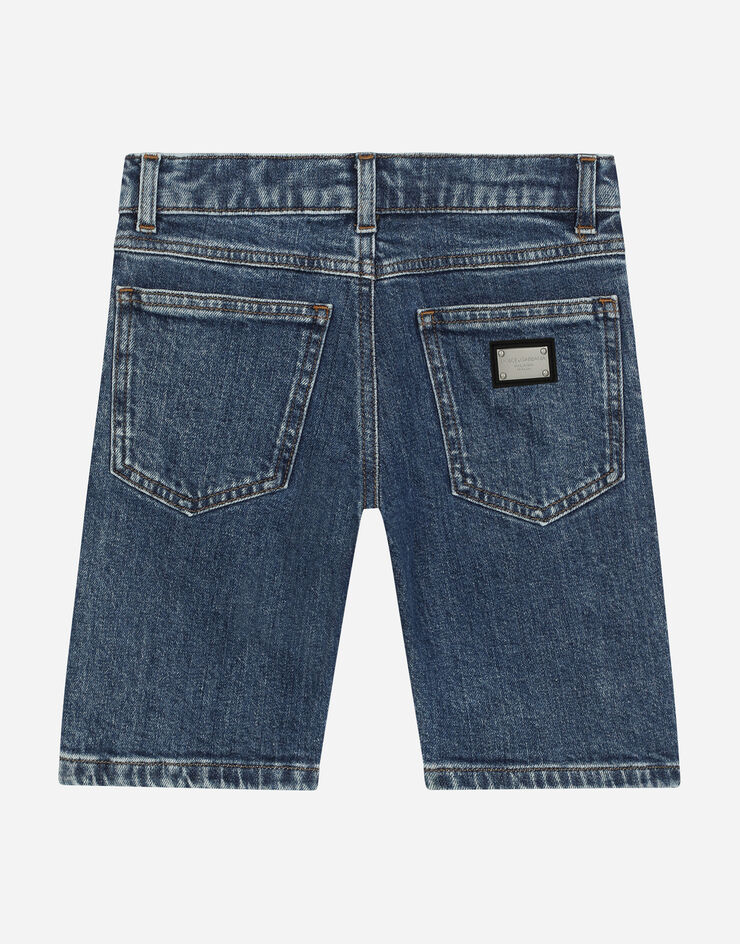 Dolce & Gabbana 5-pocket denim shorts Blue L42Q37LDC27