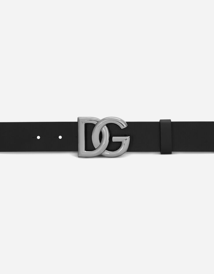 Dolce & Gabbana Cinturón de cuero con logotipo DG Multicolor BC4644AX622