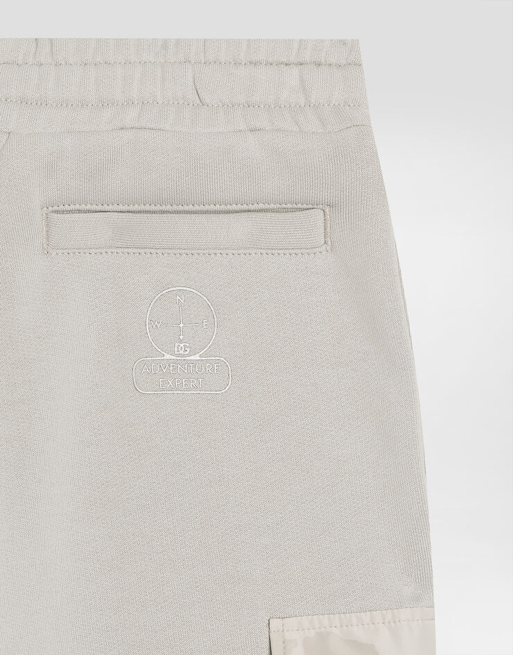 Dolce & Gabbana DG embossed logo fleece trousers Multicolor L4JPKUG7PIT