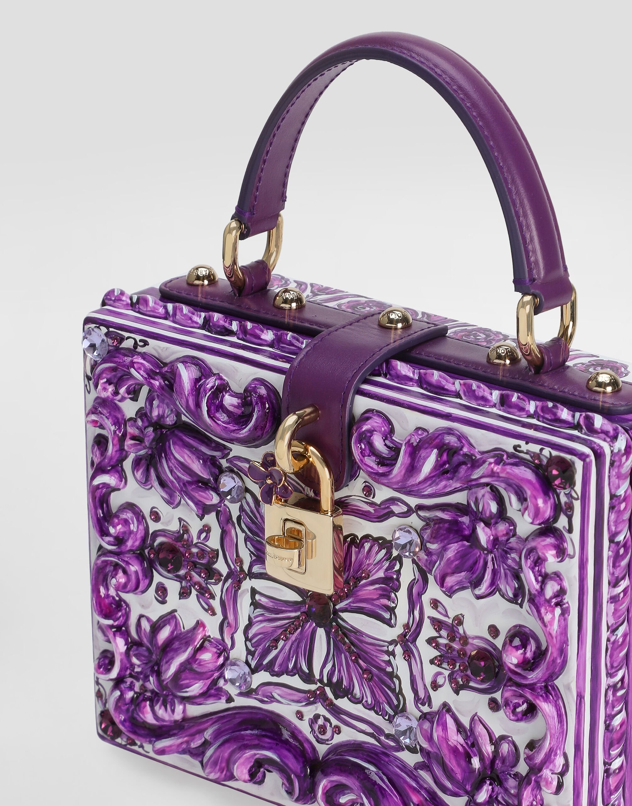 Dolce Box Majolica resin handbag in Multicolor for Women