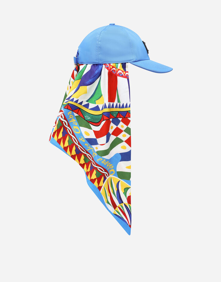 Casquette de base-ball avec foulard imprimé carretto en Multicolore pour  pour homme