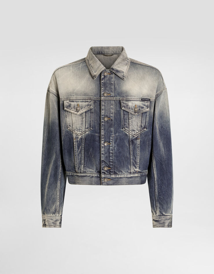 Dolce & Gabbana Denim jacket Multicolor G9BZTDG8OK4