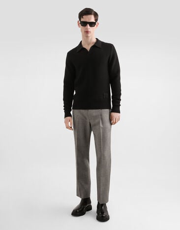 Dolce & Gabbana Pantaloni in principe di galles Multicolore GP148TFQ2MZ