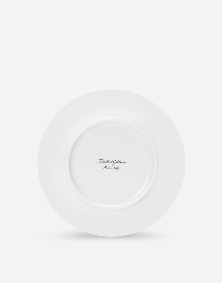 Dolce & Gabbana Set 2 Porcelain Soup Plates Dolce & Gabbana Set 2 Porcelain Soup Plates Multicolor TC0S05TCANM