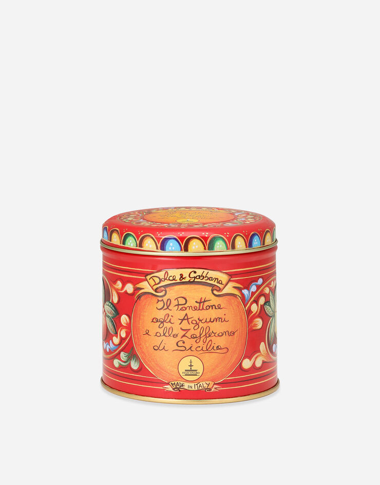Dolce & Gabbana Panettone with Sicilian Citrus fruits and Saffron Multicolor PN0103PSSET