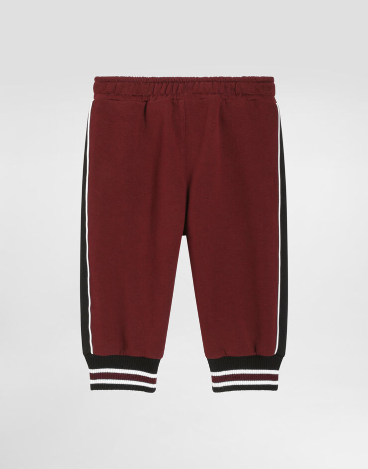 Dolce & Gabbana Fleece trousers with embroidered applications Dolce & Gabbana Fleece trousers with embroidered applications Multicolor L1JPJBG7PUT
