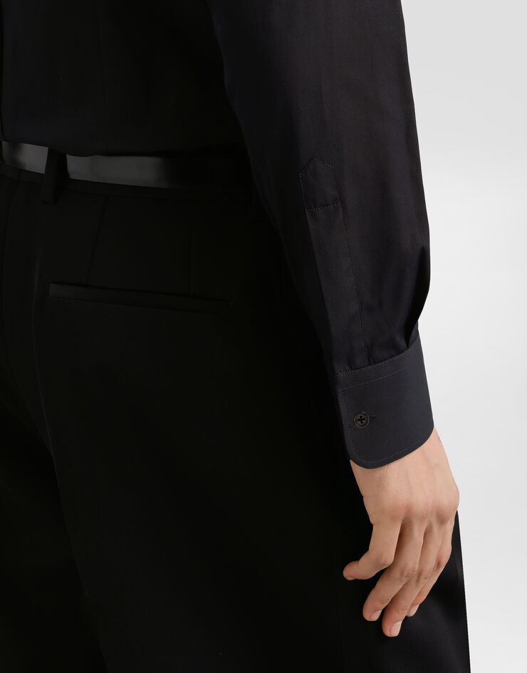 Dolce & Gabbana Gold tuxedo Cotton shirt Black G5NU2TFU5U8