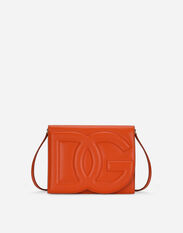 Dolce&Gabbana Borsa DG Logo Bag a tracolla in pelle di vitello Nero BB7540AF984