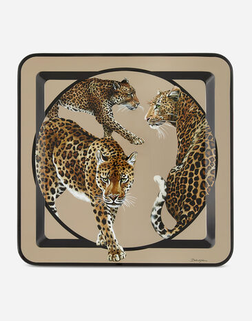 Dolce & Gabbana Wooden Tray large Multicolor TC0107TCALR