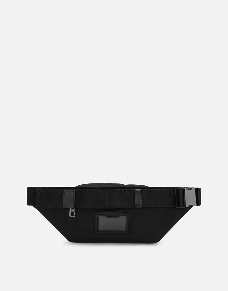 Dolce & Gabbana Маленькая поясная сумка из нейлона с прорезиненным логотипом черный BM2218AG182